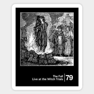 Live at the Witch Trials / Minimalist Graphic Artwork Design Magnet